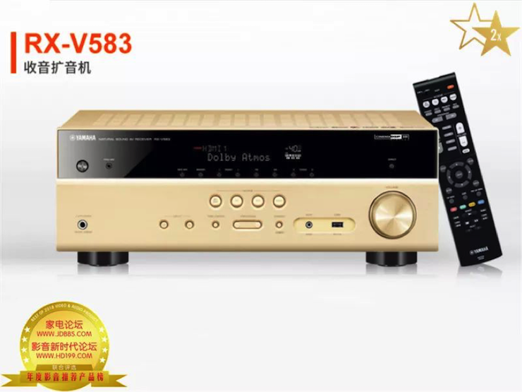 获奖信息：家电论坛与HD199论坛联手打造：2017-2018年度影音推荐产品奖