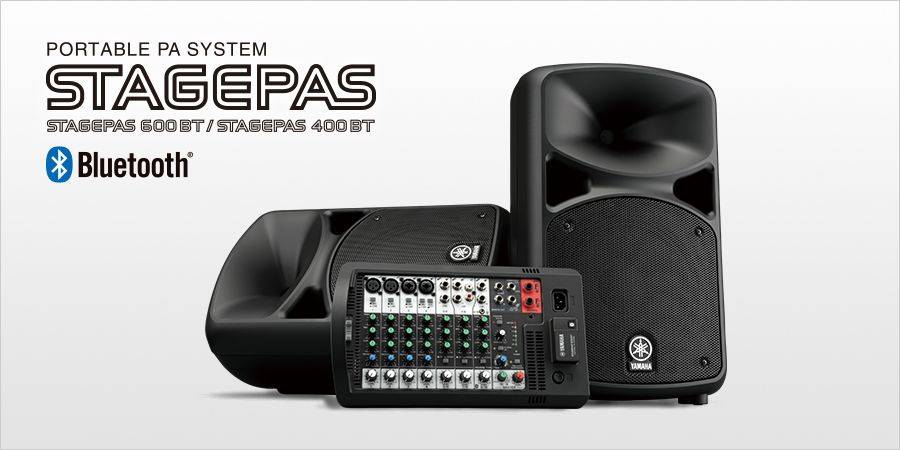 j9集团发布两款新型号便携式扩声系统产品——STAGEPAS 400BT 以及 600BT